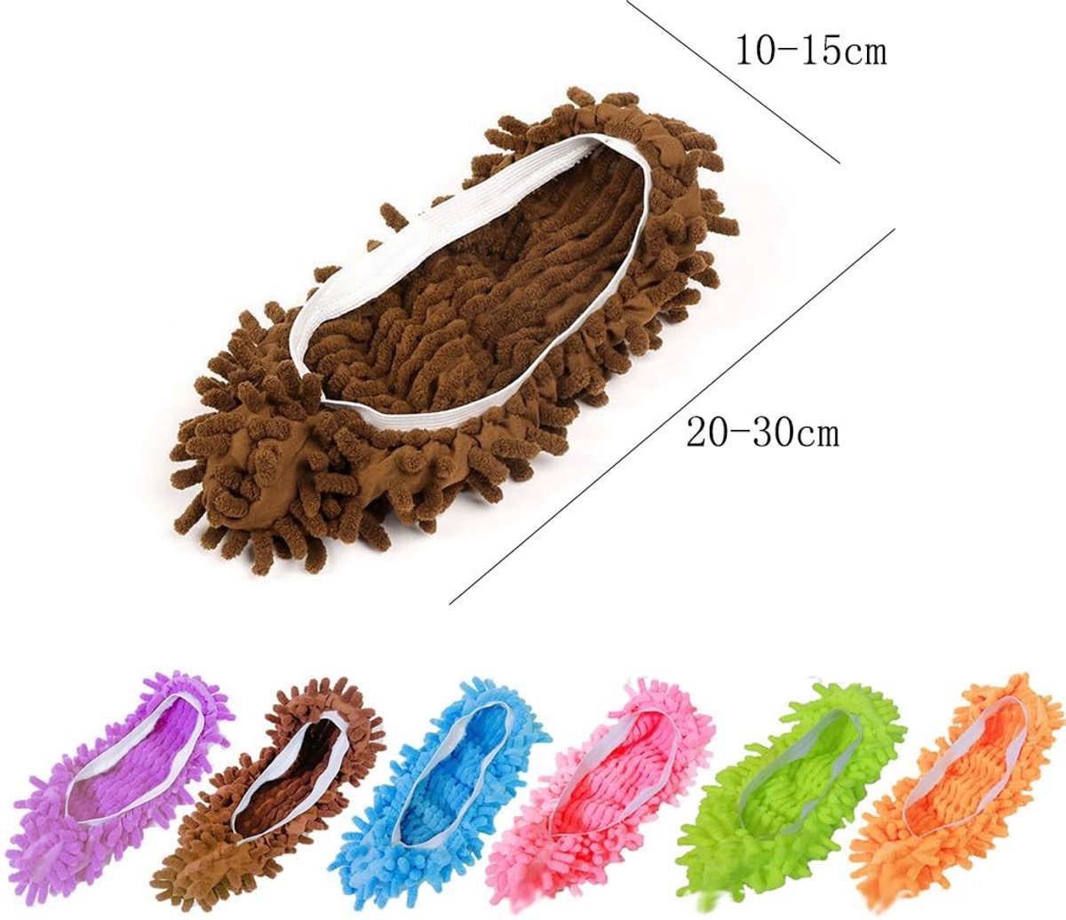 Dailygoods - 3 Paar Microvezel Dweilschoenen voor Vloerreiniging