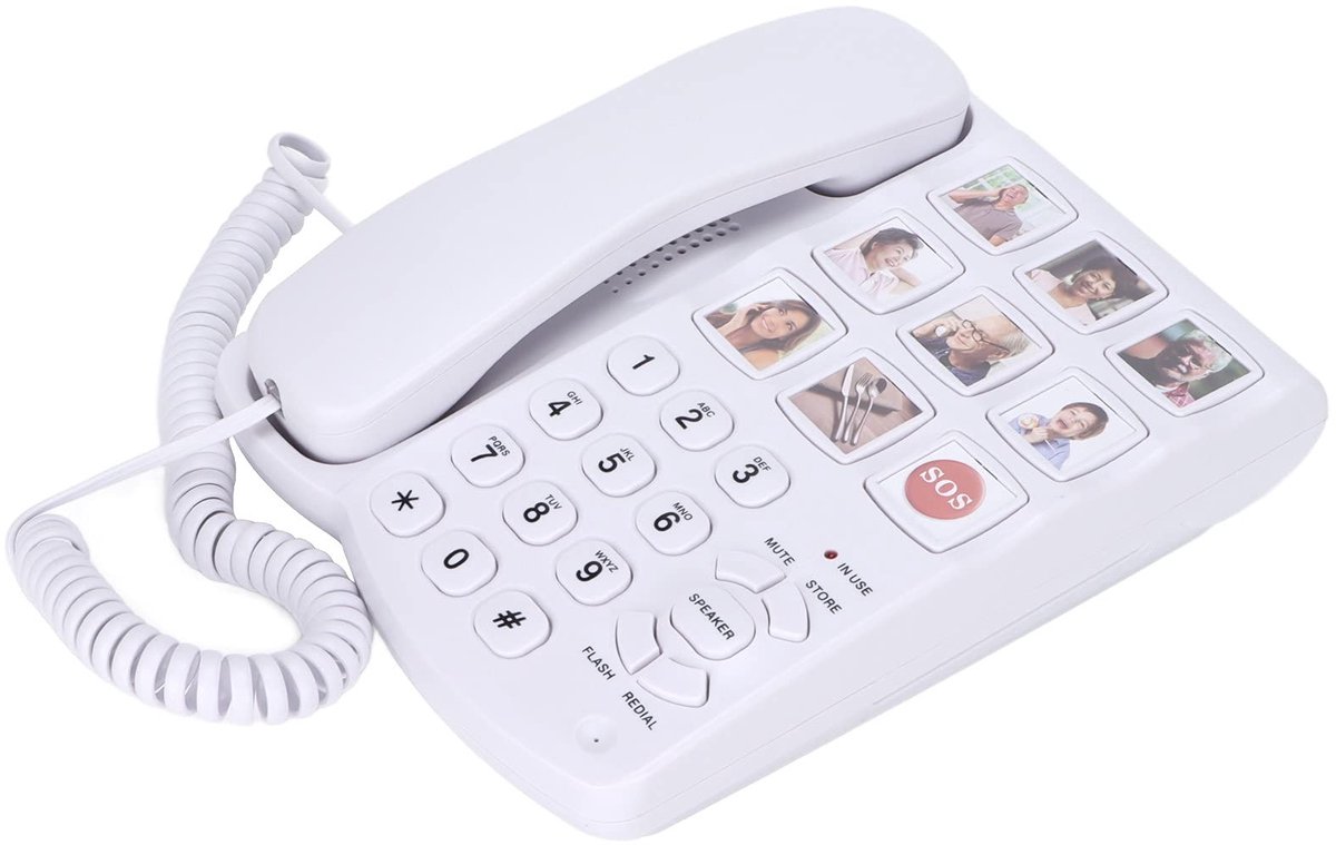 Dailygoods - Telefoon met Grote Toetsen voor Senioren