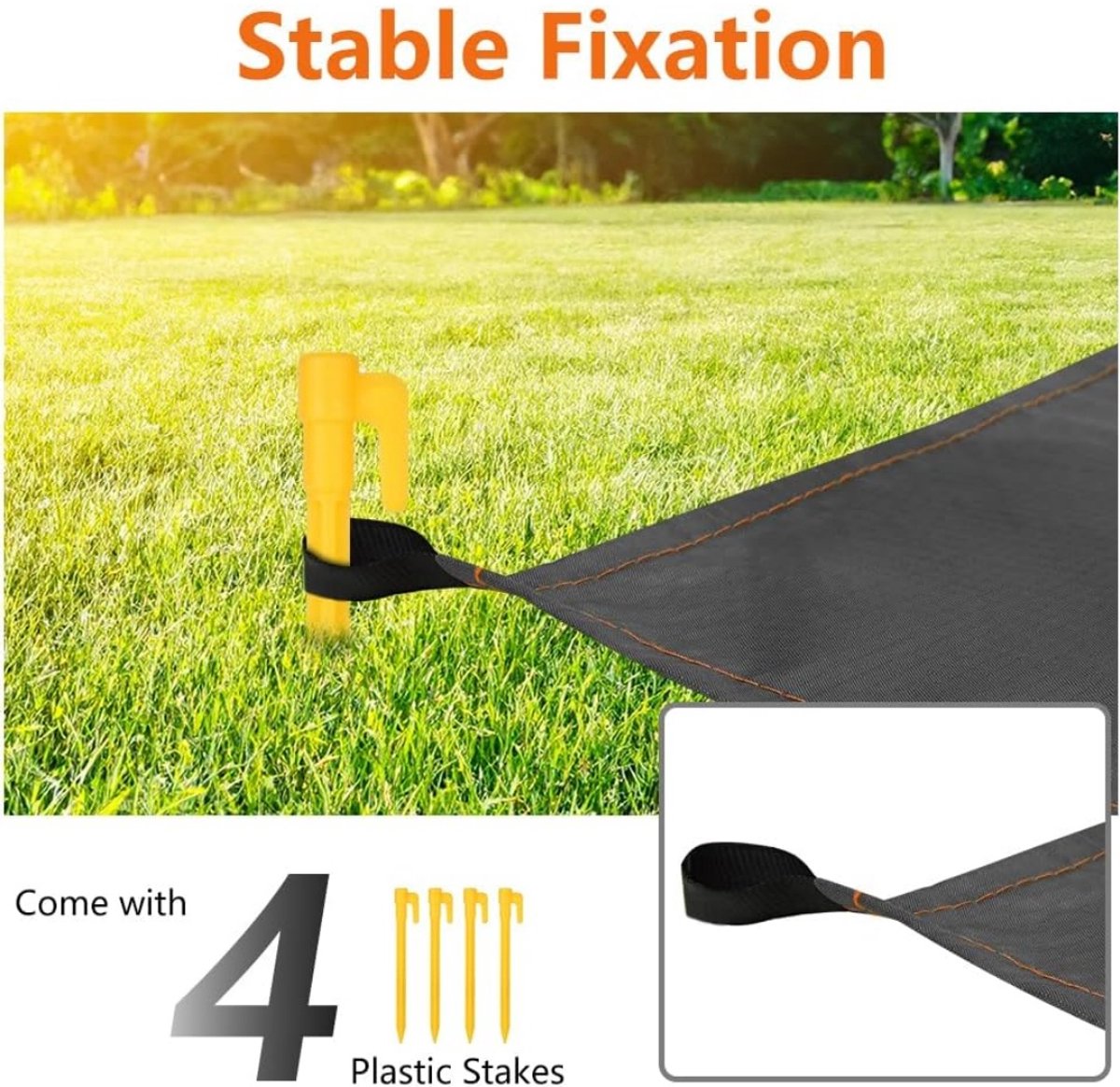 Outdoor Reisdeken — Zandbestendige Strandmat — Waterdicht & Opvouwbaar — Lichtgewicht & Draagbaar — Picknickmat — Grondzeil – Ideaal voor Strand, Kamperen, Reizen en Wandelen — 140*200cm — cadeau in Sport & Outdoor - foto 7