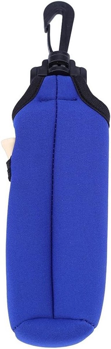 Neopreen Golfbal Tas met 3 Tees - Handige Pouch voor Golfaccessoires en Sportuitrusting in Blauw — afbeelding 4