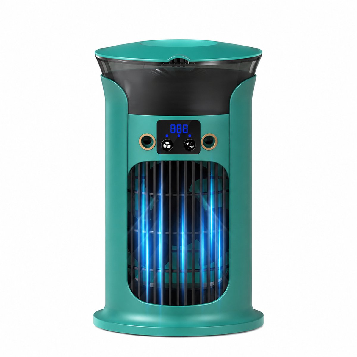 Mini Draagbare Airco - Luchtkoeler Kleine Airconditioner - Stille Mobiele Airco zonder Afvoerslang - Groen - 1 Stuk