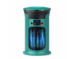 Mini Draagbare Airco - Luchtkoeler Kleine Airconditioner - Stille Mobiele Airco zonder Afvoerslang - Groen - 1 Stuk