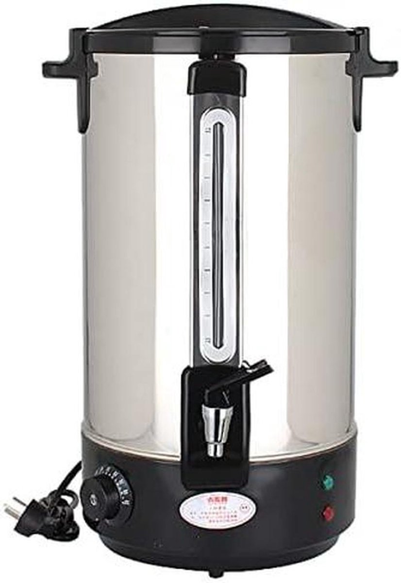 Warmwaterdispenser - Drankboiler - Buffet Service - Instelbare Thermostaat - 30 Liter - Zwart
