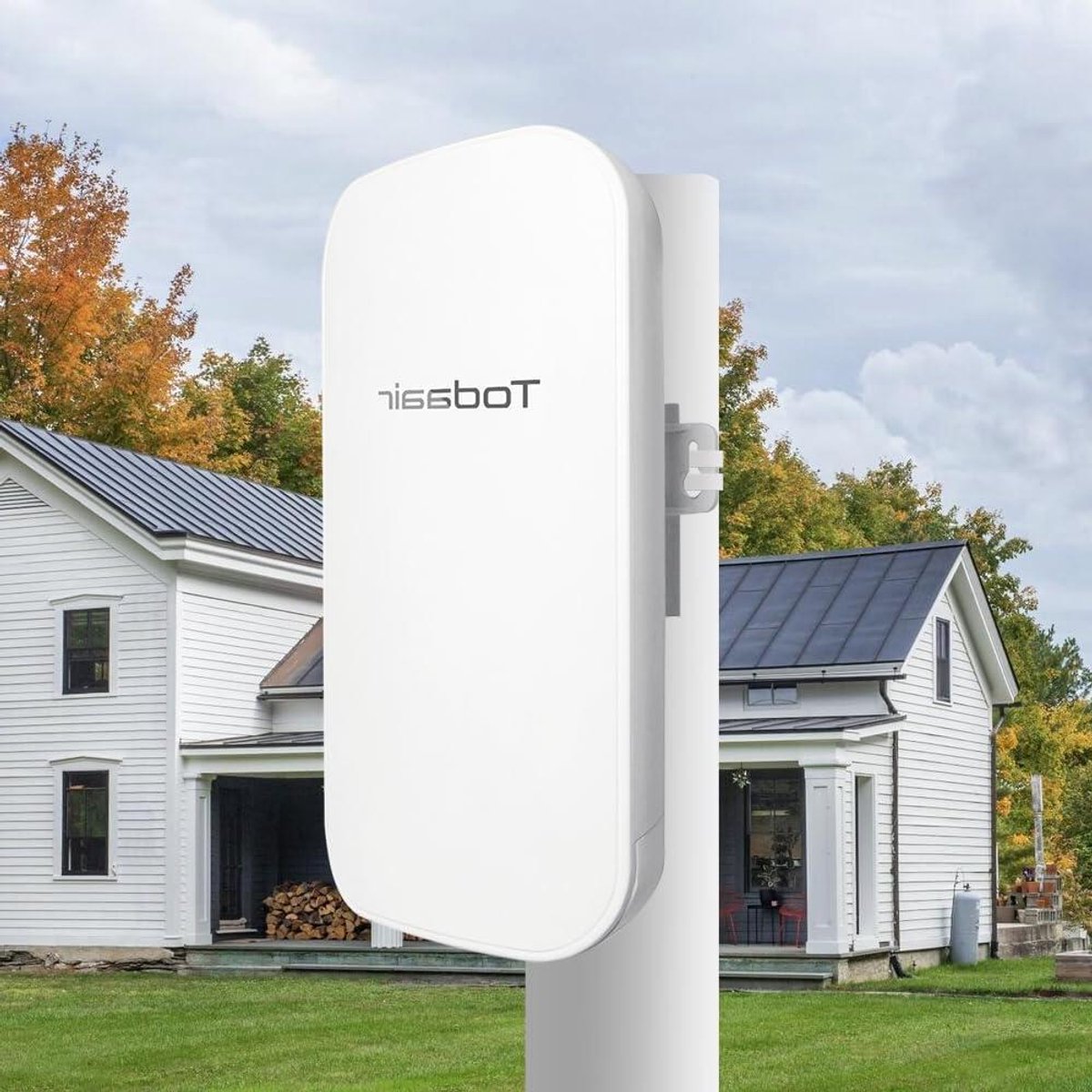 WiFi Versterker - Netwerk Repeater - Buitenbereik Uitbreiden - IP65 Waterdicht - Tot 2000m² - Zwart