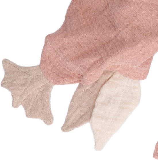 Veiligheidsdeken Gans - Zachte deken - Baby comfort - Zacht katoen - 20 x 6 cm - Roze — afbeelding 3