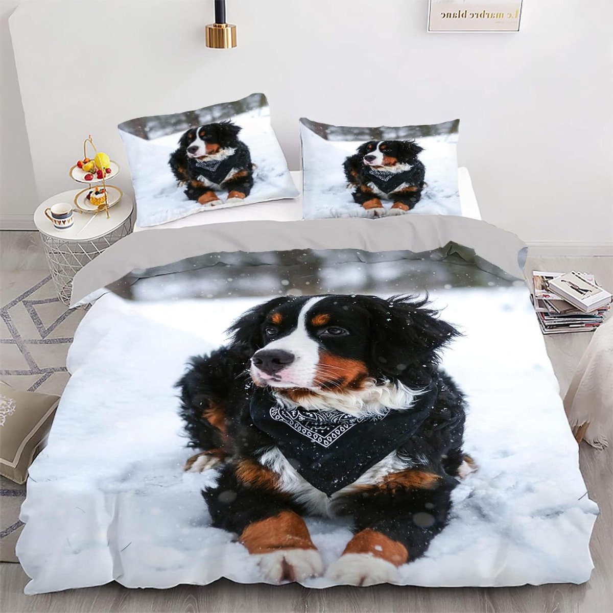 Dekbed Set - Beddengoed Set - Comfortabele Slaap - Zachte Microvezel - 200x200 cm - Geel