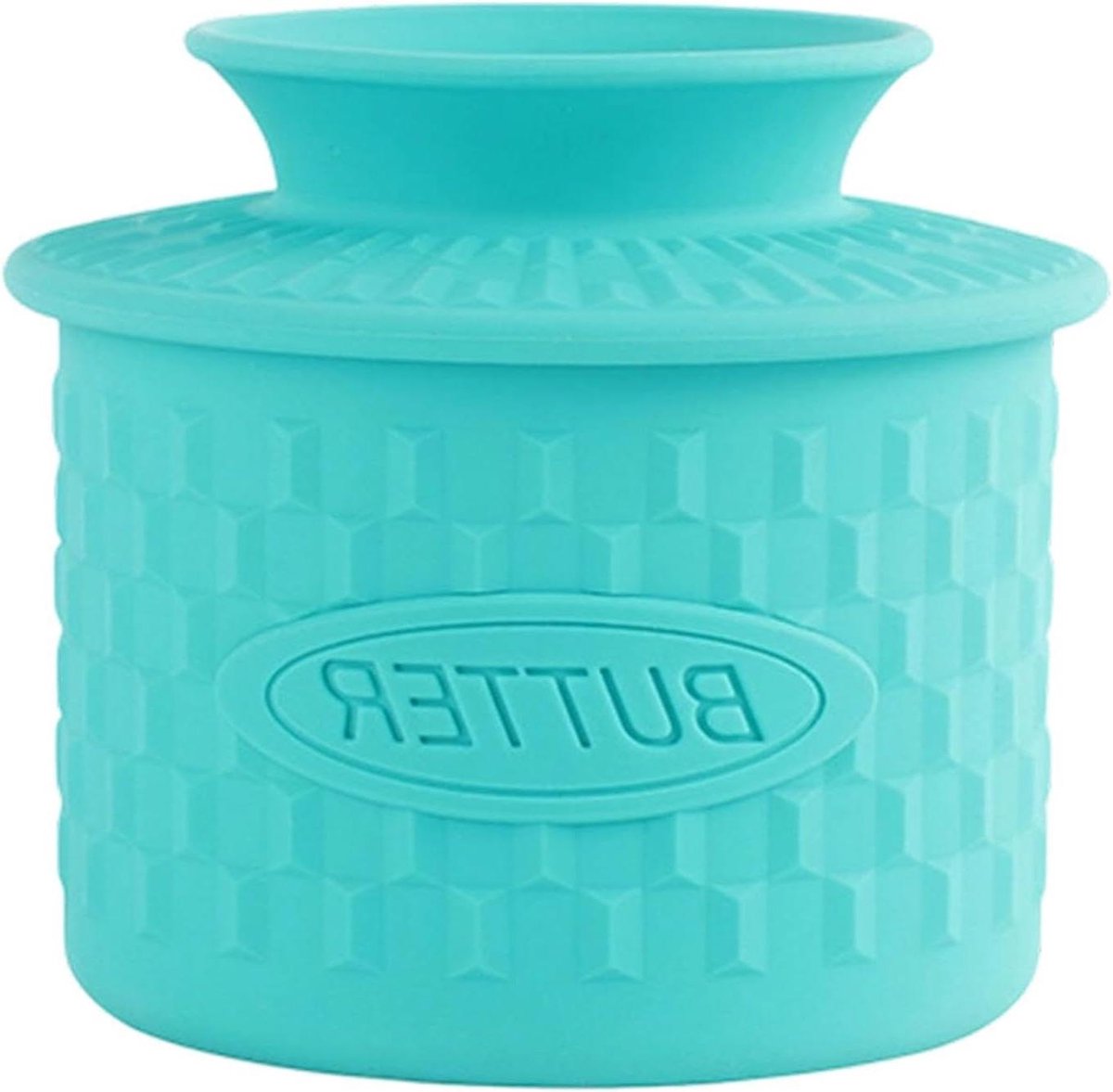 Boterpot - Boterhouder Keuken - Vers Houden Boter - Luchtdichte Sluiting - 10x9cm - Blauw