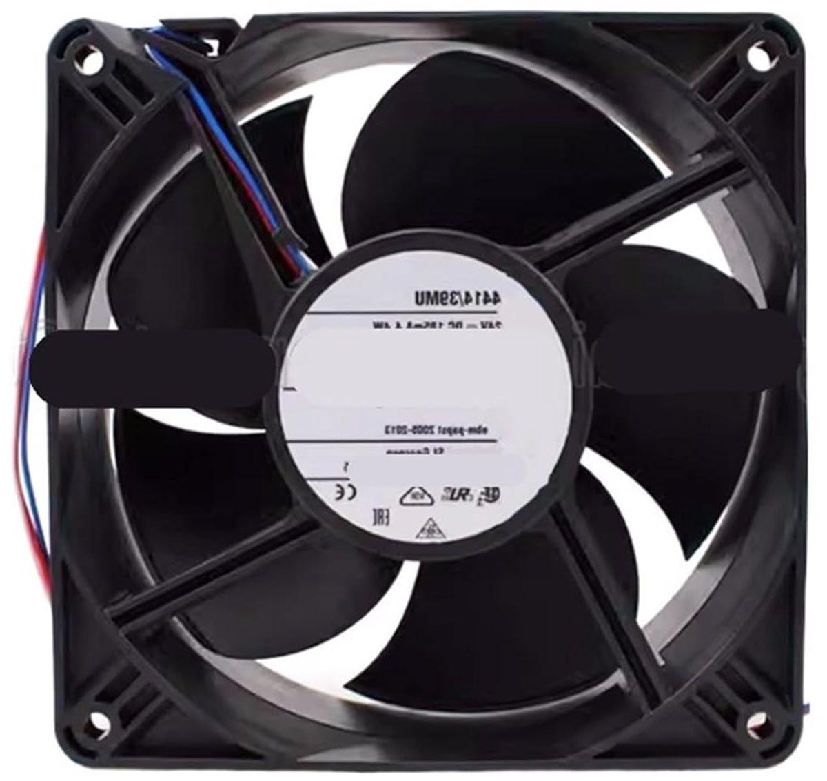 Koelventilator - Ventilator - Elektronische koeling - 24V spanning - 4.4W vermogen - Zwart