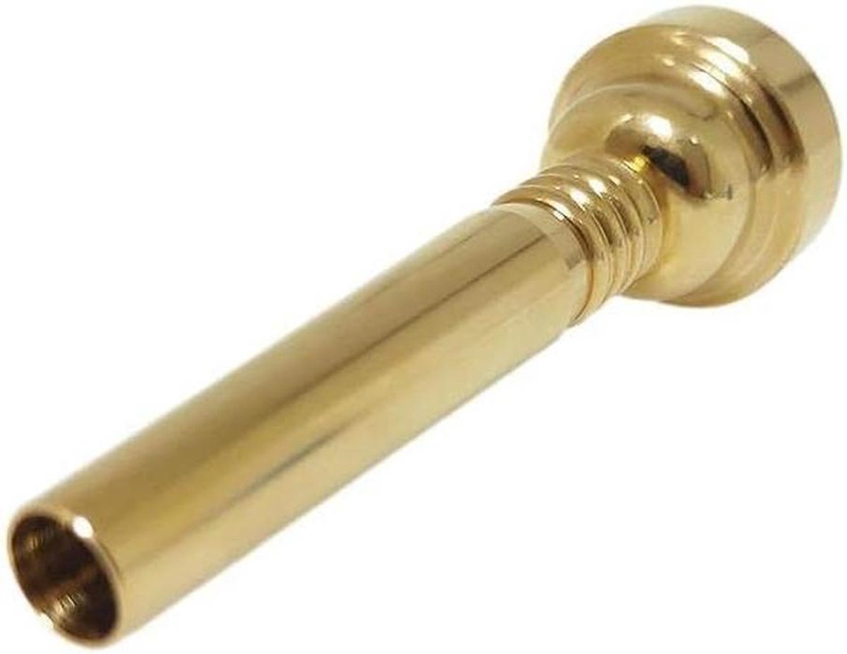 Trompet Mondstuk - Koper Accessoire - Muziek Maken - Precisie Gefreesd - 8.7x2.7cm - Goud