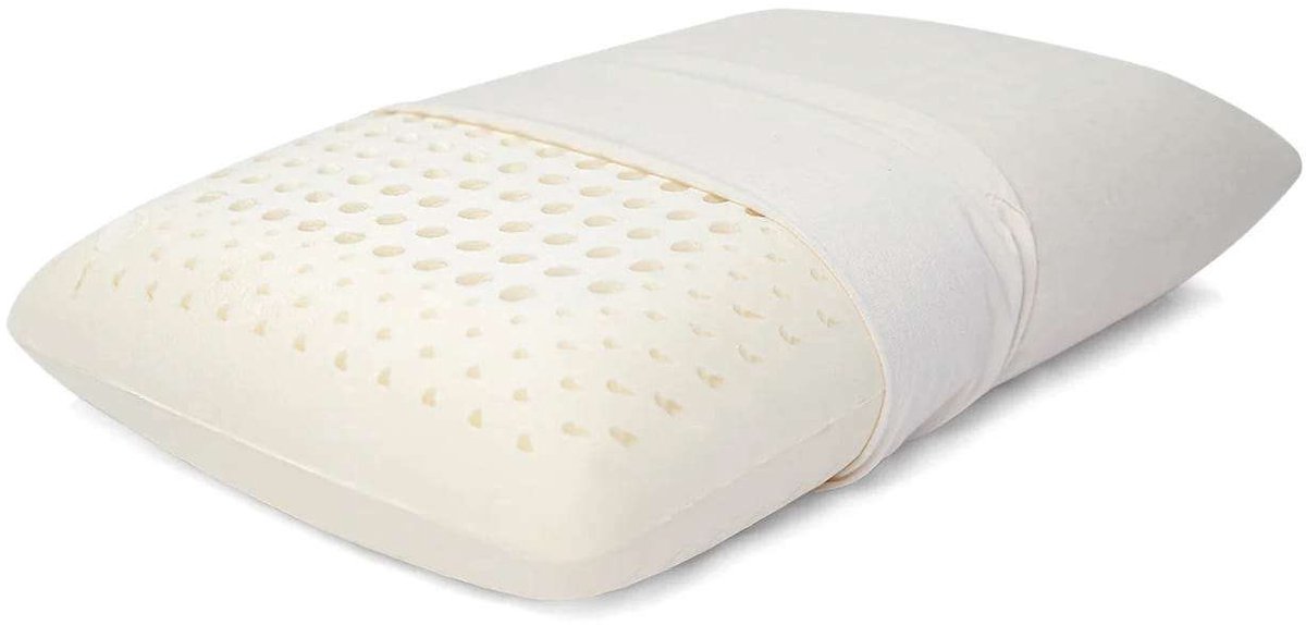Natula Natuurlatex Hoofdkussen - Ergonomisch & Anti-Allergeen - Buikslaper-12 cm hoog - 40x60