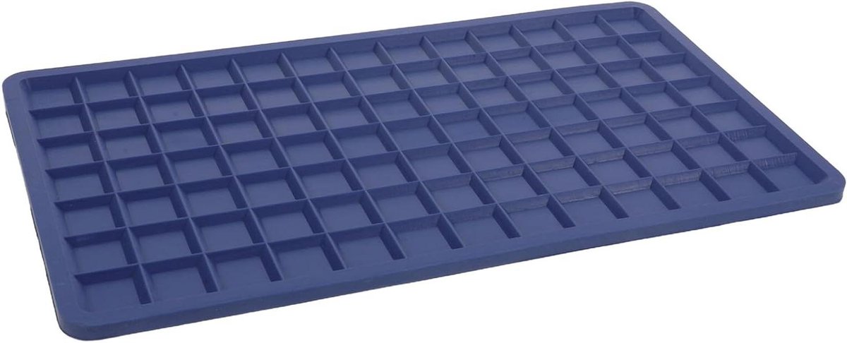 Siliconen Warmtekussen - Strijkmat Strijkplank - Veilig Strijken - Hittebestendig Siliconen - 24 x 13.5 cm - Blauw