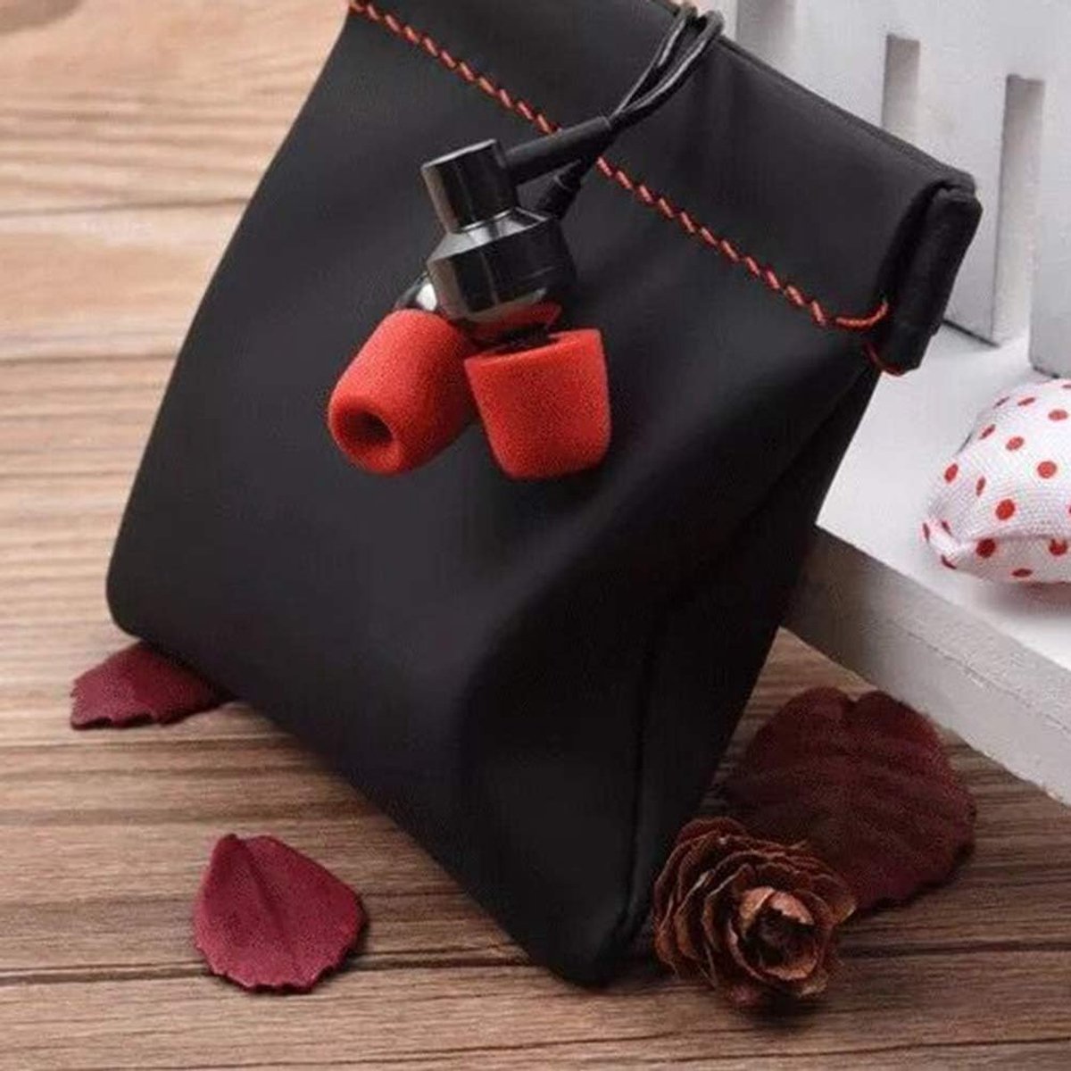 Opbergtas Kabels - Accessoire Tas - Reizen Organiseren - Compact Ontwerp - 5 Stuks - Zwart