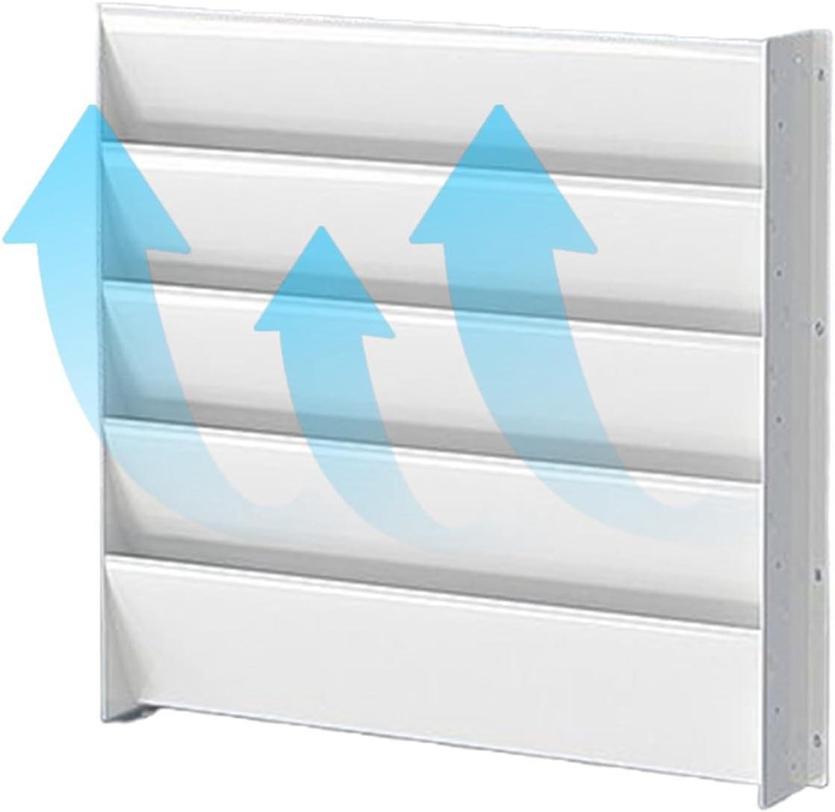 Luchtcirculator - Ventilatieafdekking - Klimaatbeheer - Snap-fit montage - 47 cm - Uniek