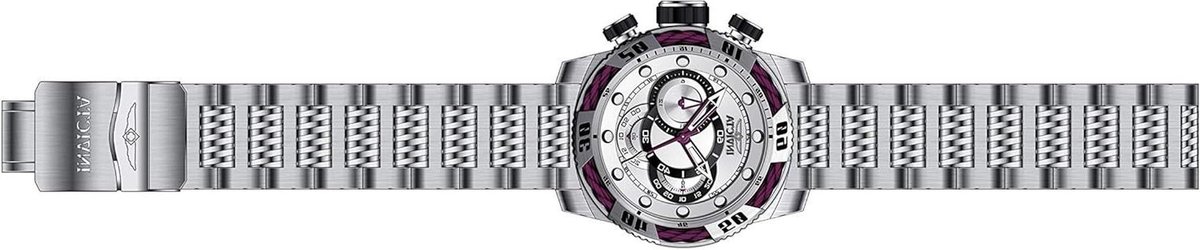 Horlogeband - Vervangende band - Horloge reparatie - Origineel onderdeel - 24 mm breed - Zilverkleurig