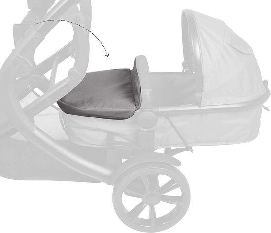Voetenzak Kinderwagen - Babyzak Kinderwagen - Baby Warm Houden - Voor Dubbele Kinderwagen - 48 x 48 x 1 cm — afbeelding 2