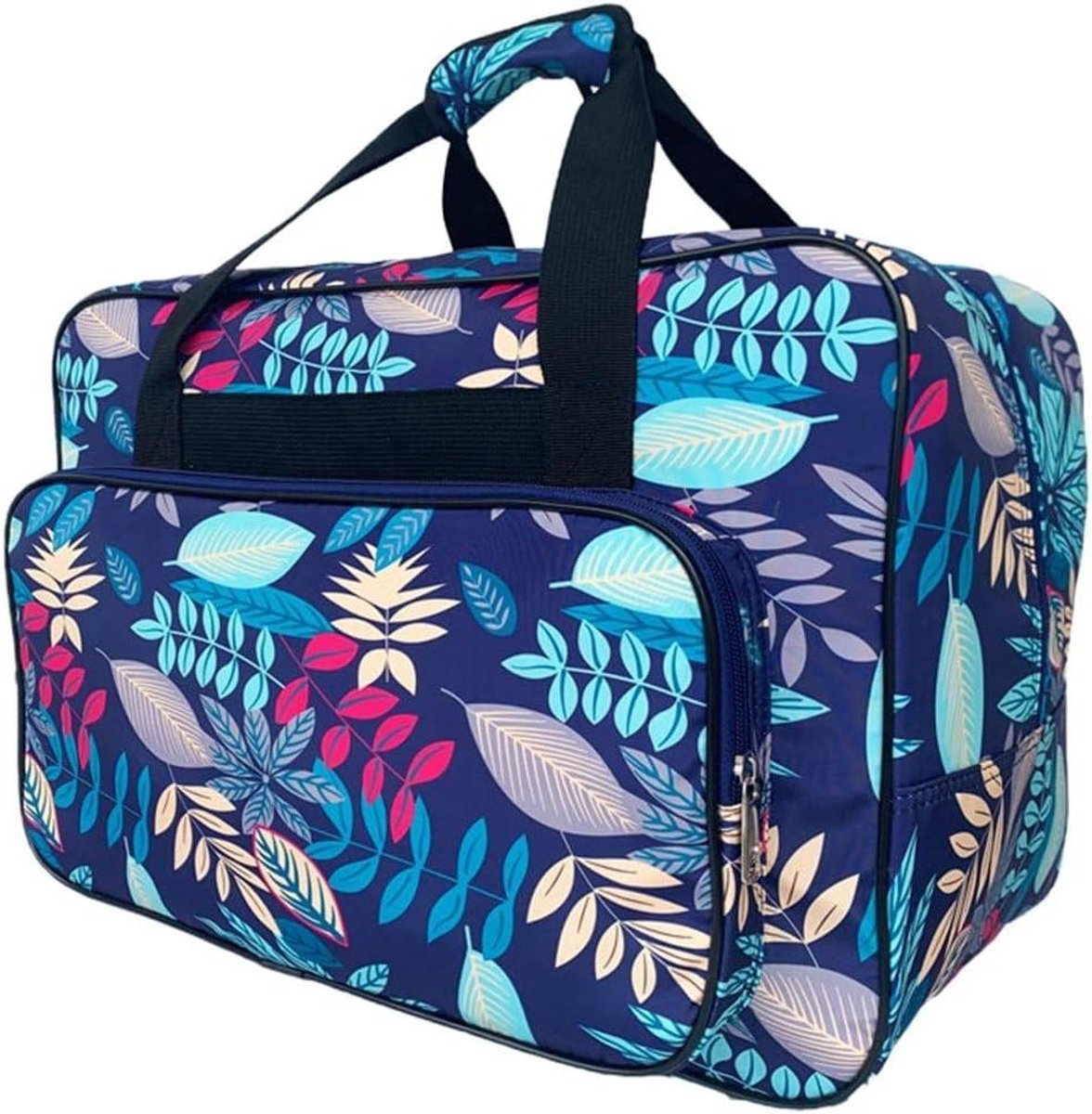 Opbergtas - Naaimachine tas - Naaimachine opbergen - Voorvak met ruimte - 46x23x32cm - Blauw