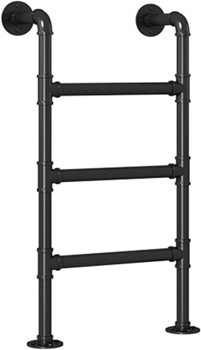 Kelderraam lade ladder - Zolder trap - Veilige toegang creëren - Aanpasbare maat - 100-300 cm hoogte - Zwart