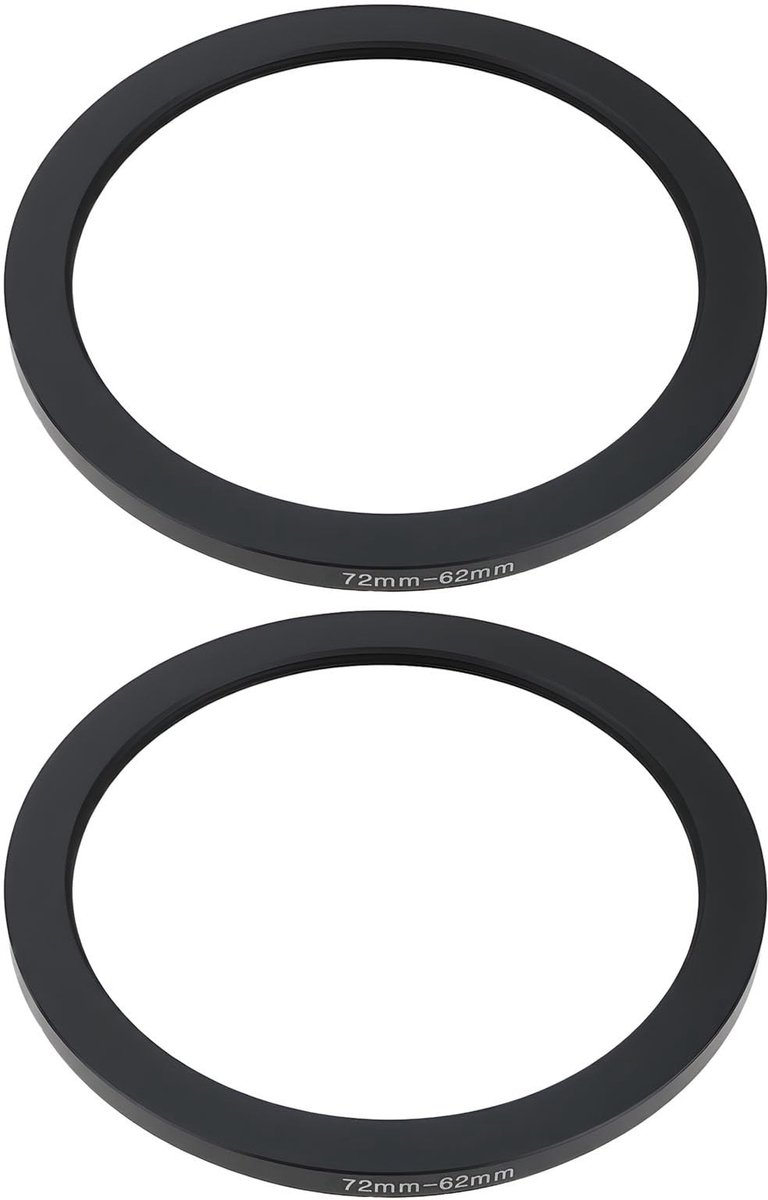 Cosensi - Dailygoods - Digitale Adapter Ring 72mm naar 62mm voor Camera's, Set van 2