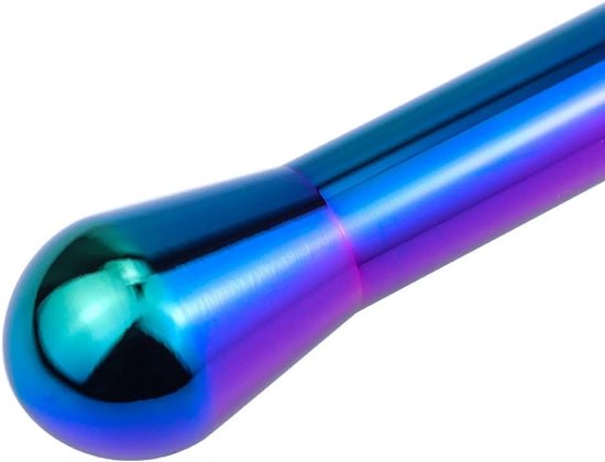 Schakelhendel Vervanging - Handmatige Pook - Auto Interieur Modificatie - Gestroomlijnd Ergonomisch Ontwerp - 10 x 5 cm - Regenboog — afbeelding 4