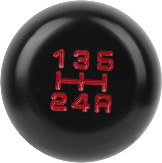 Pookknop - Schakelhendel - Auto Interieur - 5 Versnellingen - 40x60 mm - Zwart — afbeelding 5
