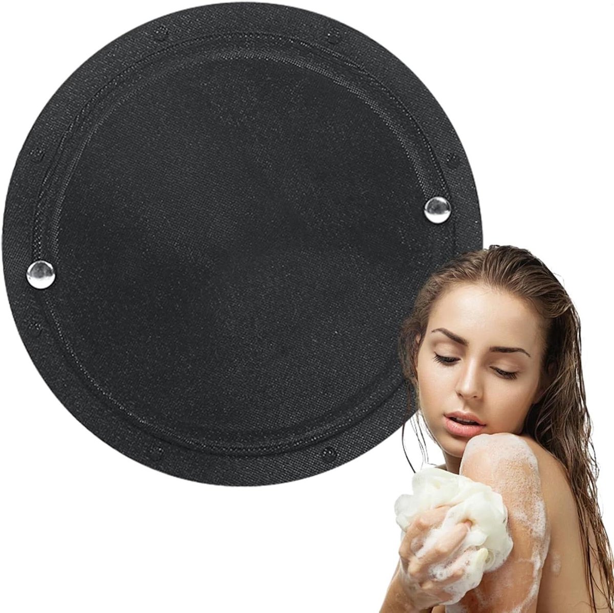 Douche Scrubber - Huidborstel - Huid Reinigen - Voedselveilig Siliconen - 13.2 cm - Blauw