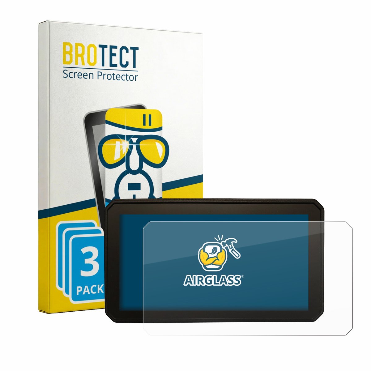 Screenprotector 3 Stuks voor Interphone Sync55B Beschermglas transparant