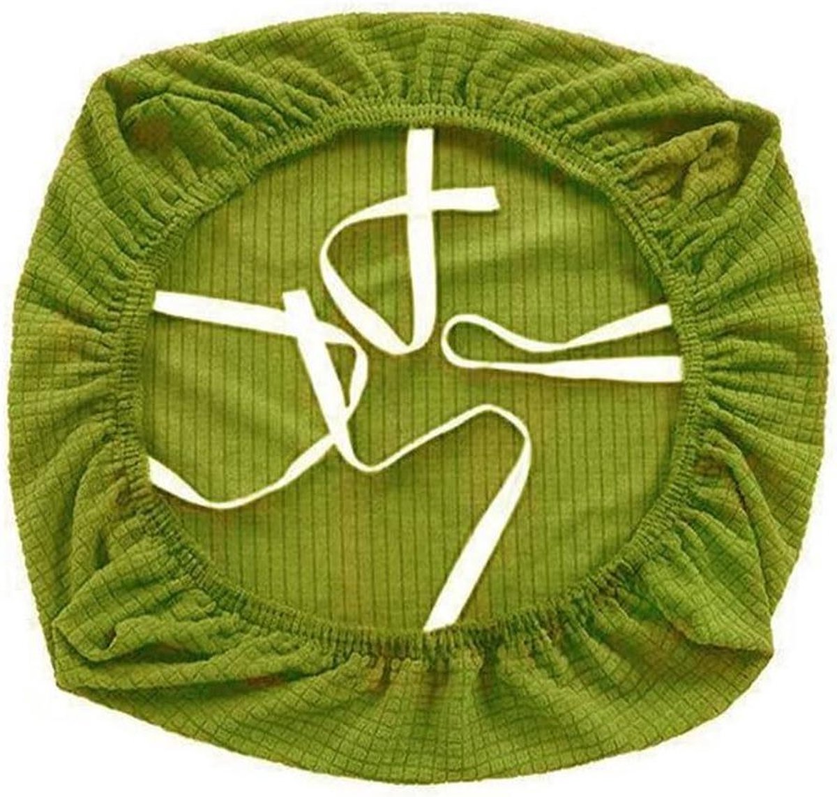 Stoelhoes - Kruk Cover - Meubels Vernieuwen - Zachte Corduroy Stof - 40-50CM - Smaragdgroen