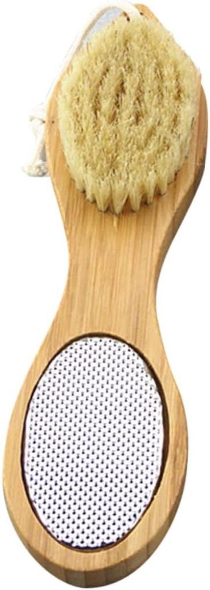Voet Huid Verwijderaar - Pumice Steen Borstel - Voeten Verzorgen - 4-in-1 Ontwerp - 19.5 cm - Niet gespecificeerd