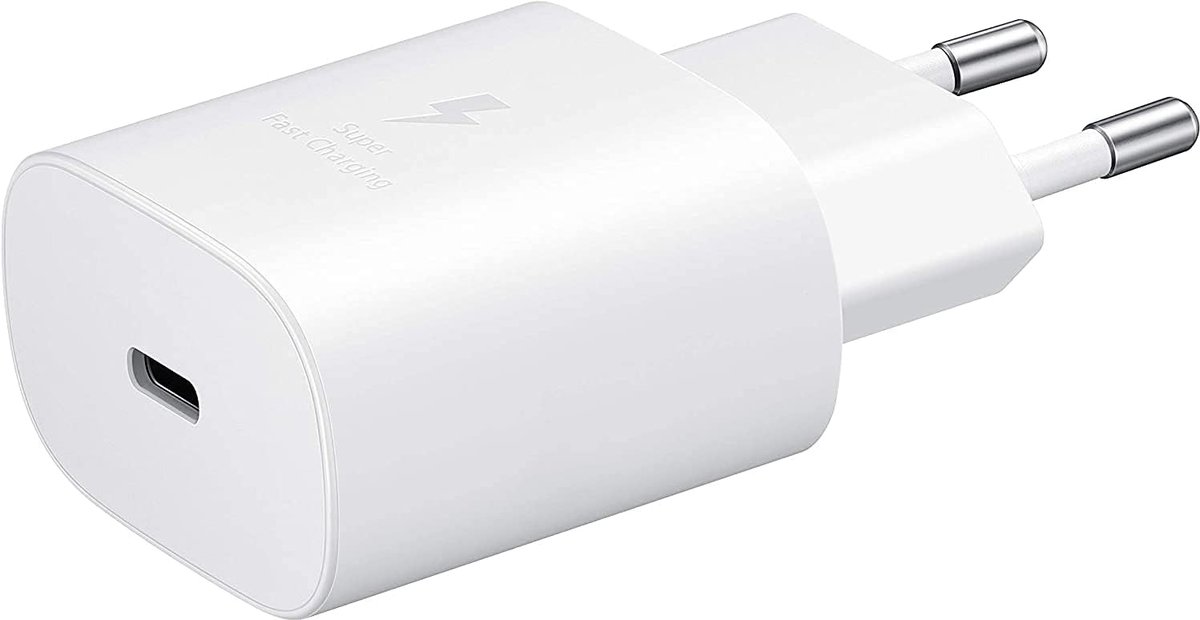 25W ultrasnelle netadapter, wit