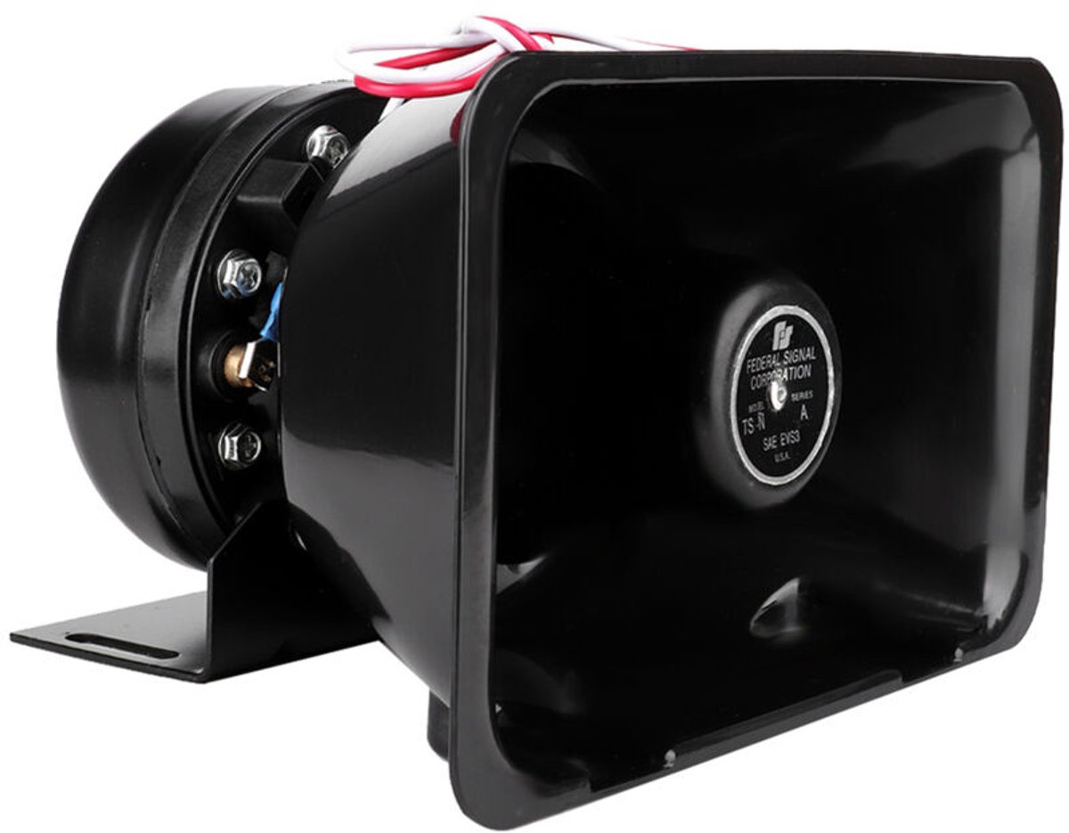Autotoeter, gemaakt van slagvast, hoogwaardig kunststof en staal, zwart, 12V, 200W, geschikt voor auto's.