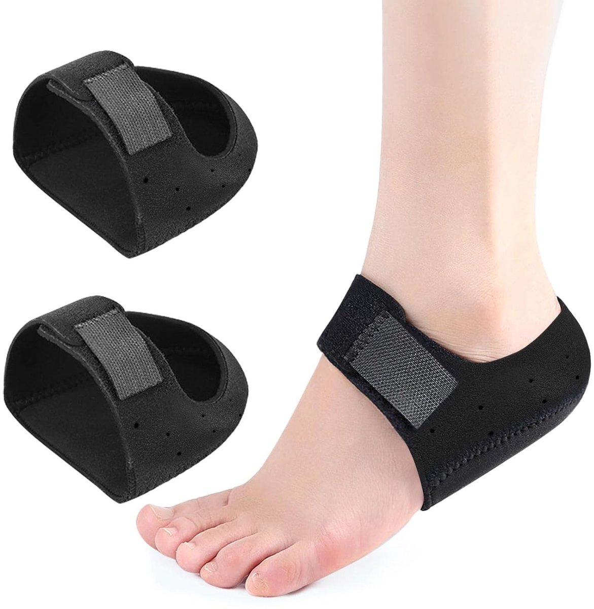 Comfortabele hielbescherming voor plantaire fasciitis, ademend en zacht, maat 40-44, voor mannen en vrouwen
