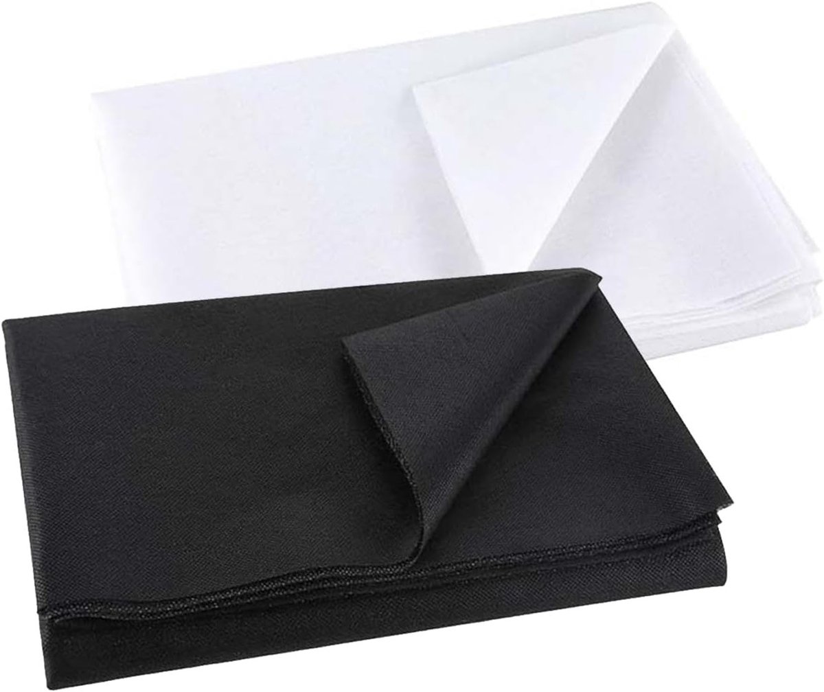 Set van 2 strijkinzetten, 1 x 2 m volume fleece voor strijken, dik non-woven materiaal voor kragen, tassen en speelgoed