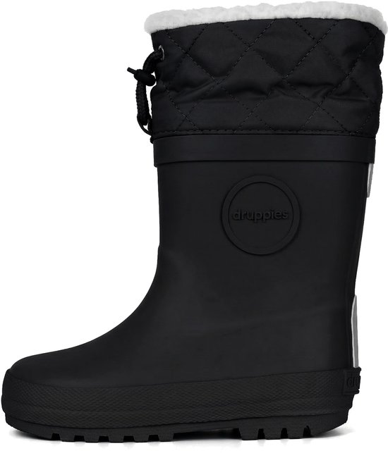 Druppies Winterlaarzen Heren - Regenlaarzen Gevoerd - Zwart - Maat 41