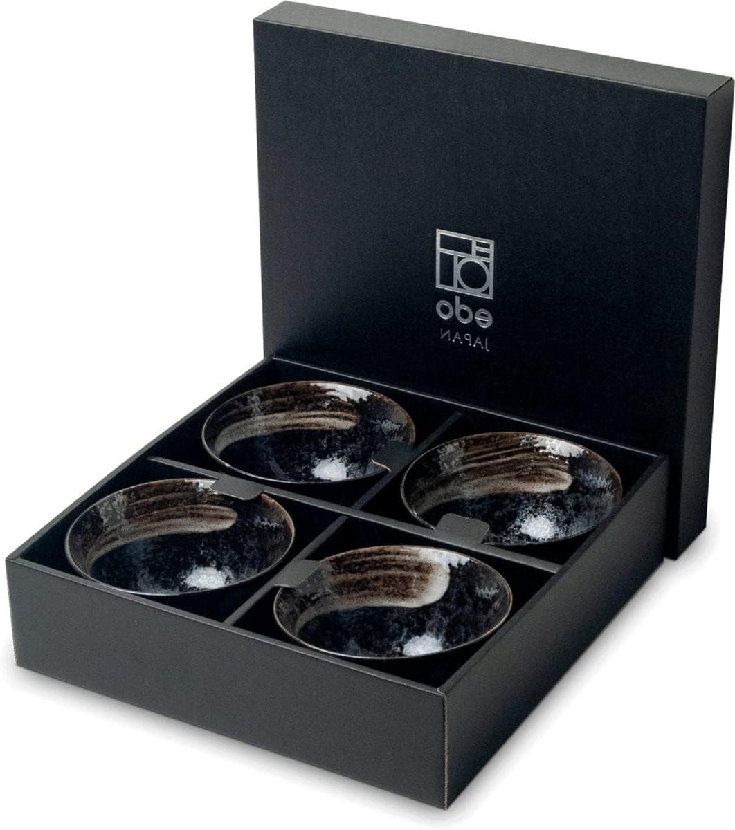 Servies Set - Kommetjes Set - Eten Serveren - Vaatwasserbestendig - 4 Delig - Bruin