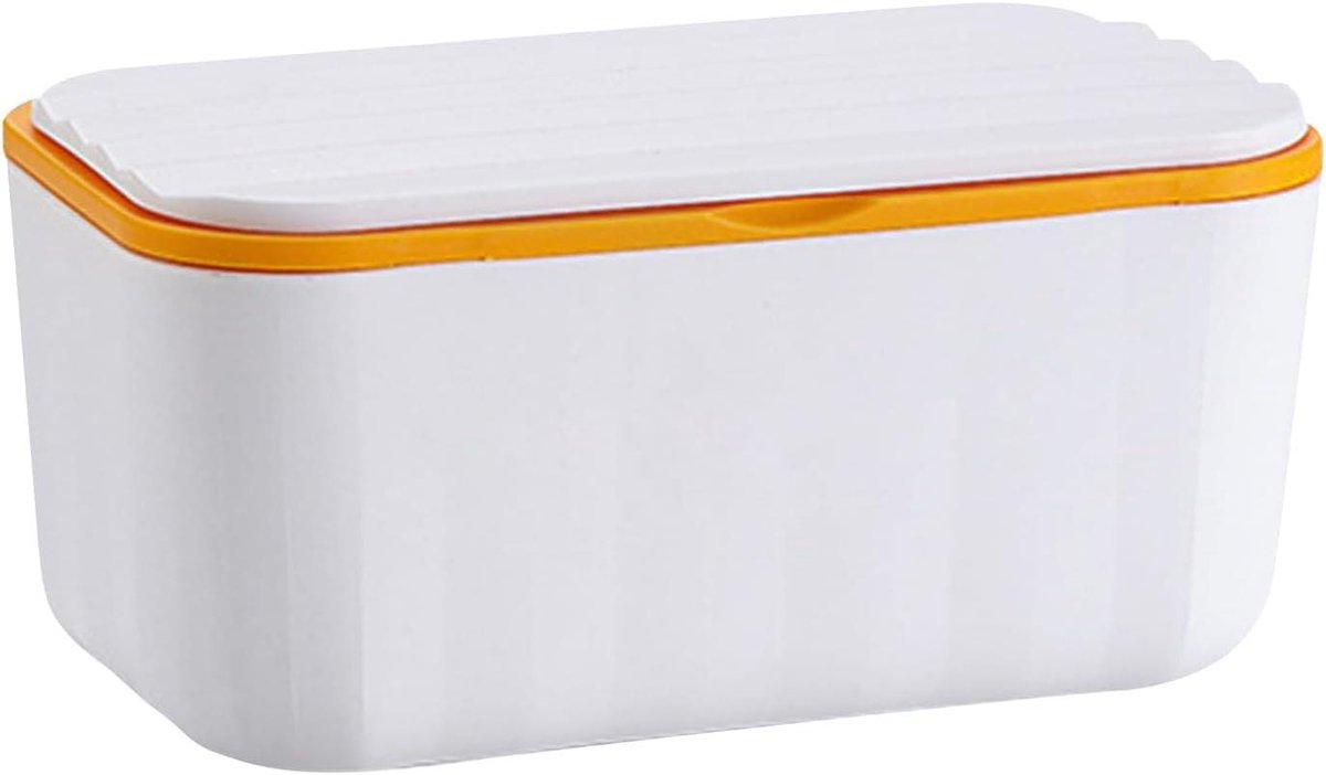 Doekjes Doos - Weefsel Container - Hygiënisch Opbergen - Veilig Vochtslot - 20.5cm Lengte - Wit