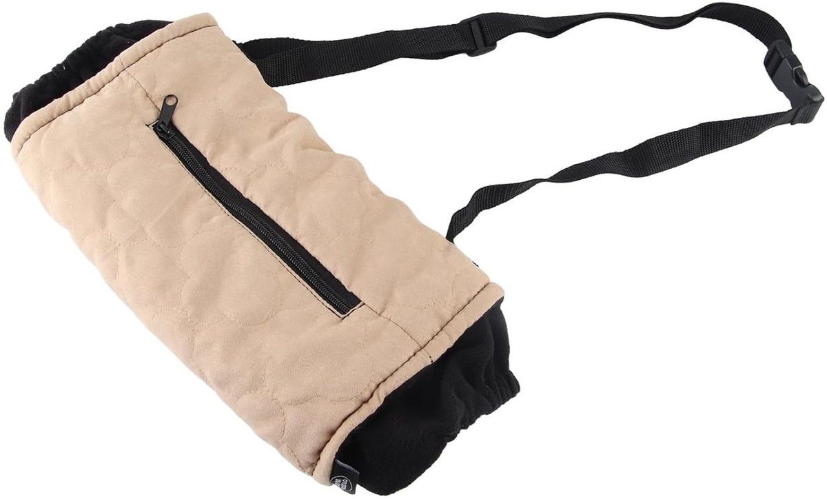 Handmof - Warme handzak - Buitenactiviteiten - Compleet omhulsel - 46 x 19 cm - Kaki