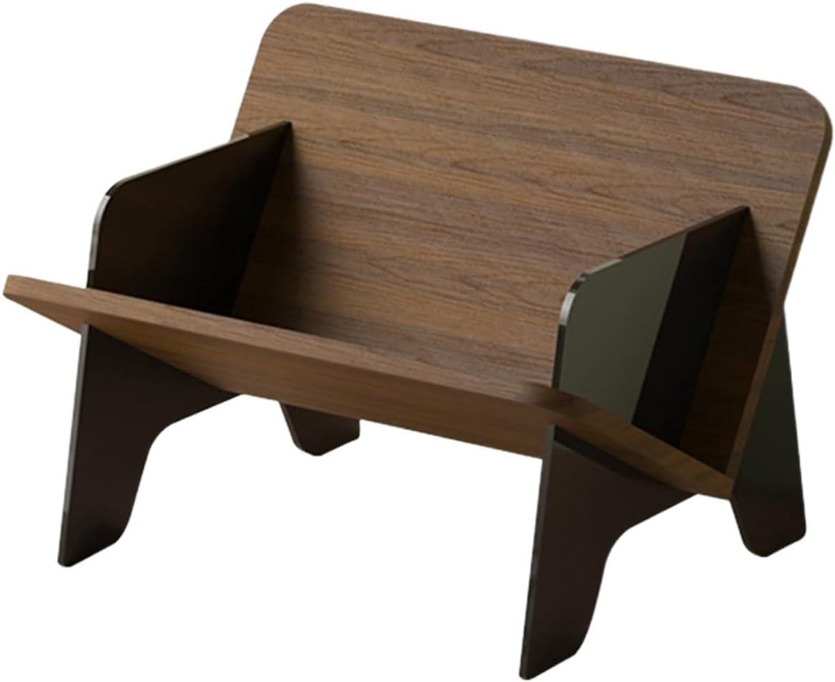 Platenhouder - Muziek Opslag - Albums Presenteren - Grote Capaciteit - 30x40x28cm - Bruin