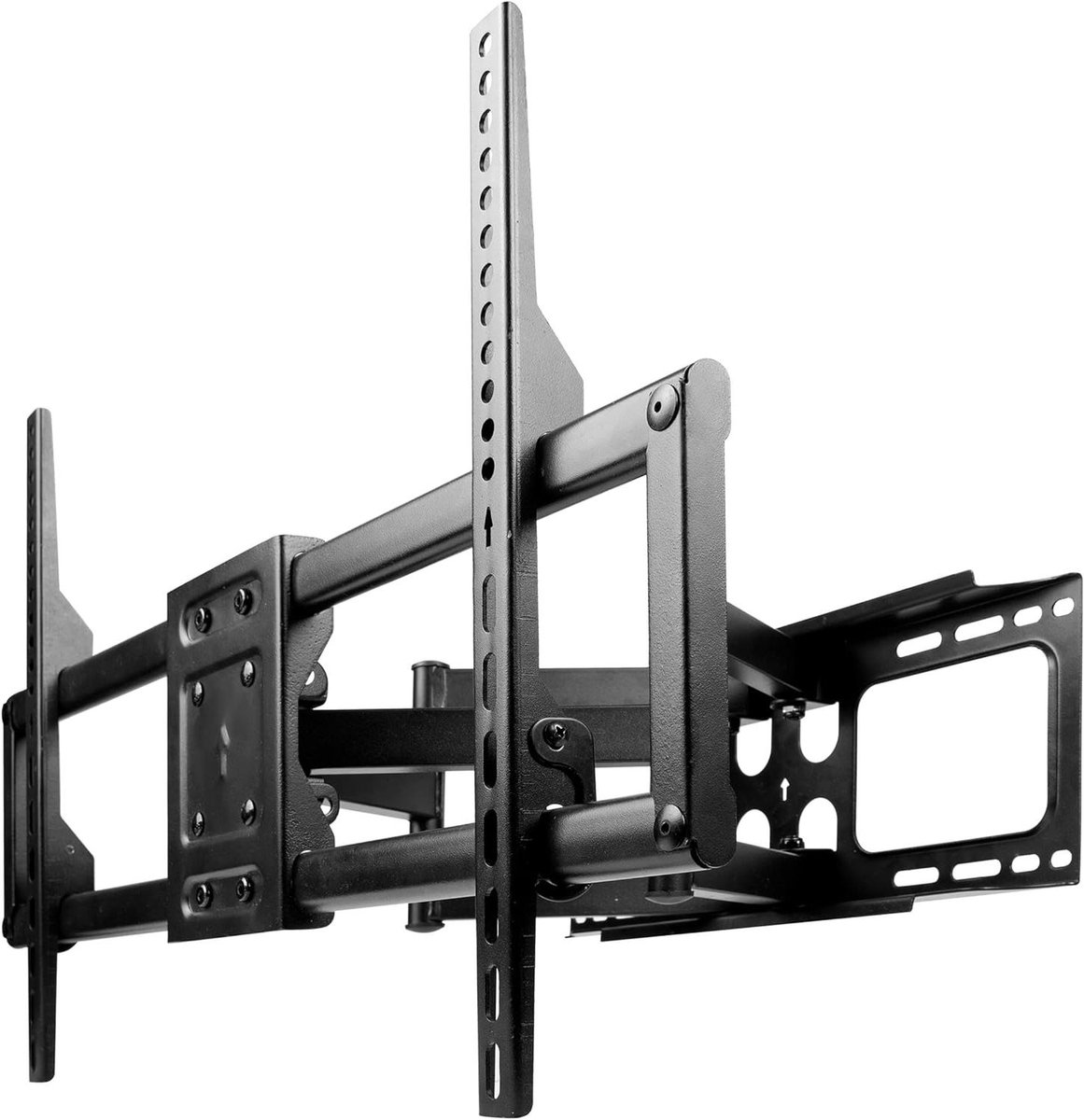 TV Muurbeugel - Televisie Houder - Ruimte Besparen - Dubbele Arm - 32-80 Inch - Zwart