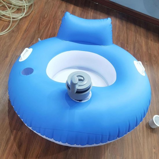 Opblaasbare Lounger - Watermatras Motor - Ontspannen op water - Gemotoriseerde aandrijving - 101 cm - Multicolor — afbeelding 3