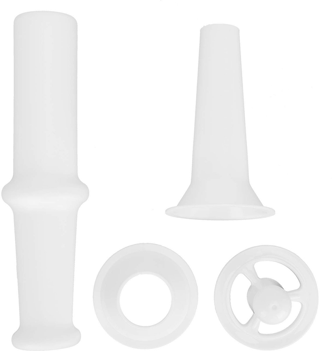 Dailygoods - Vlees Pusher Set met Worst Vulmondstuk en Kubbe Attachment