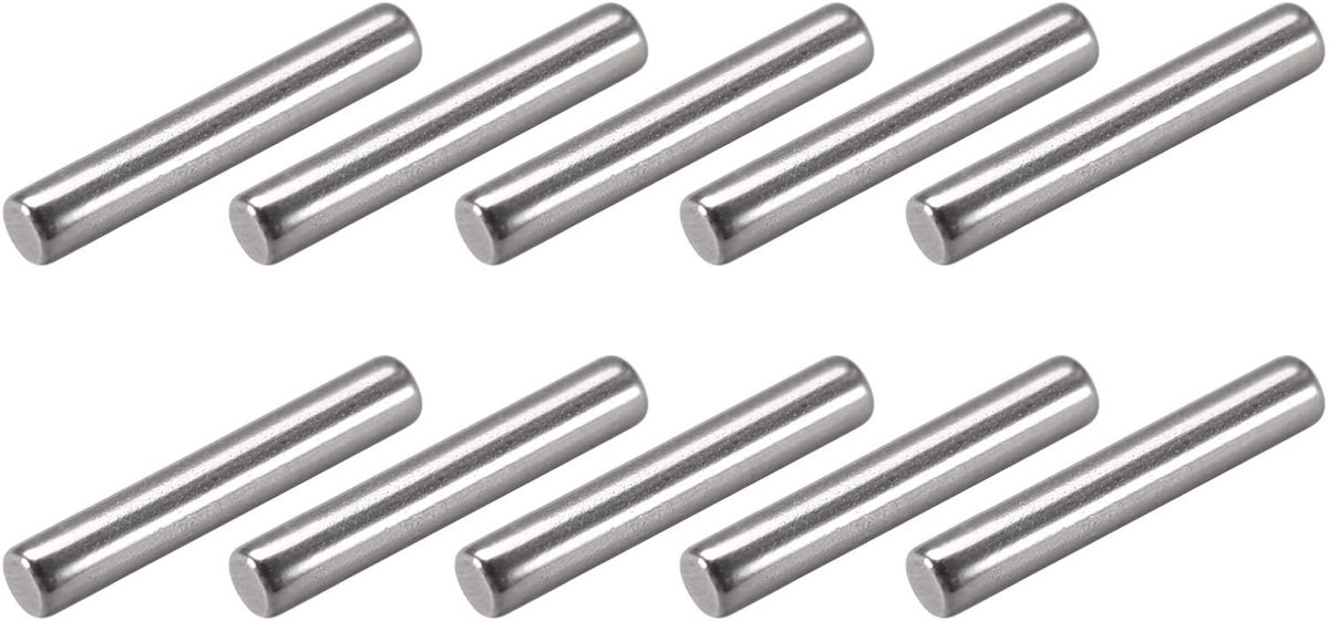 Dailygoods - Innovra - Pluggenpen 2,5 x 12 mm 25 Stuks Roestvrij Staal