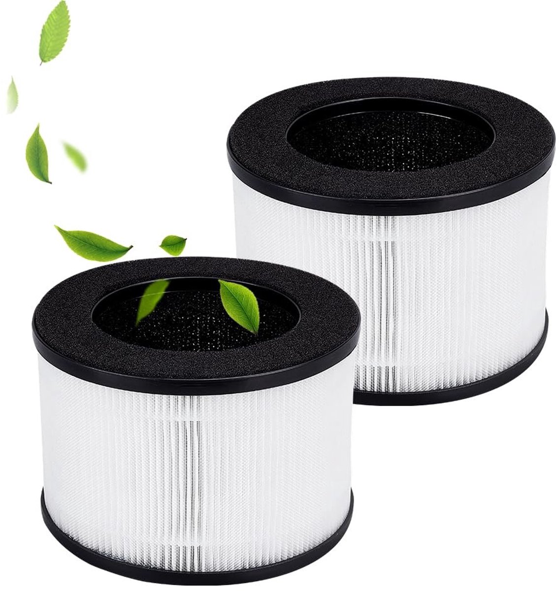 Dailygoods - 2 Stuks Vervangende H13 HEPA Luchtfilter voor Luchtreiniger