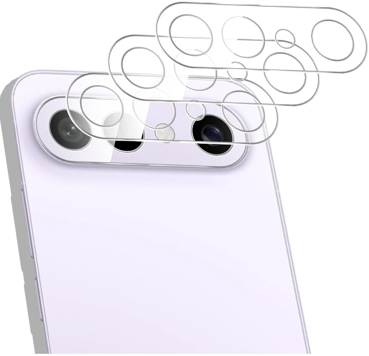Dailygoods - Cosensi - 3D Cameralensbeschermer voor VIVO X300 FE [3-pack] Volledige Bescherming