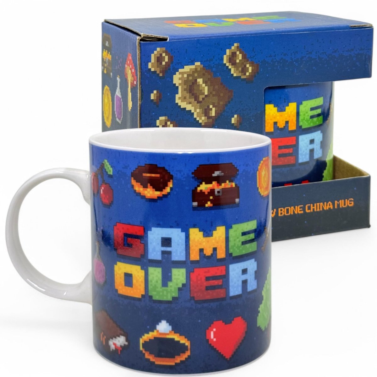 Dailygoods - Innovra - Dailygoods - Gaming Koffiemok met Retro Pixel-Art Design 450 ml