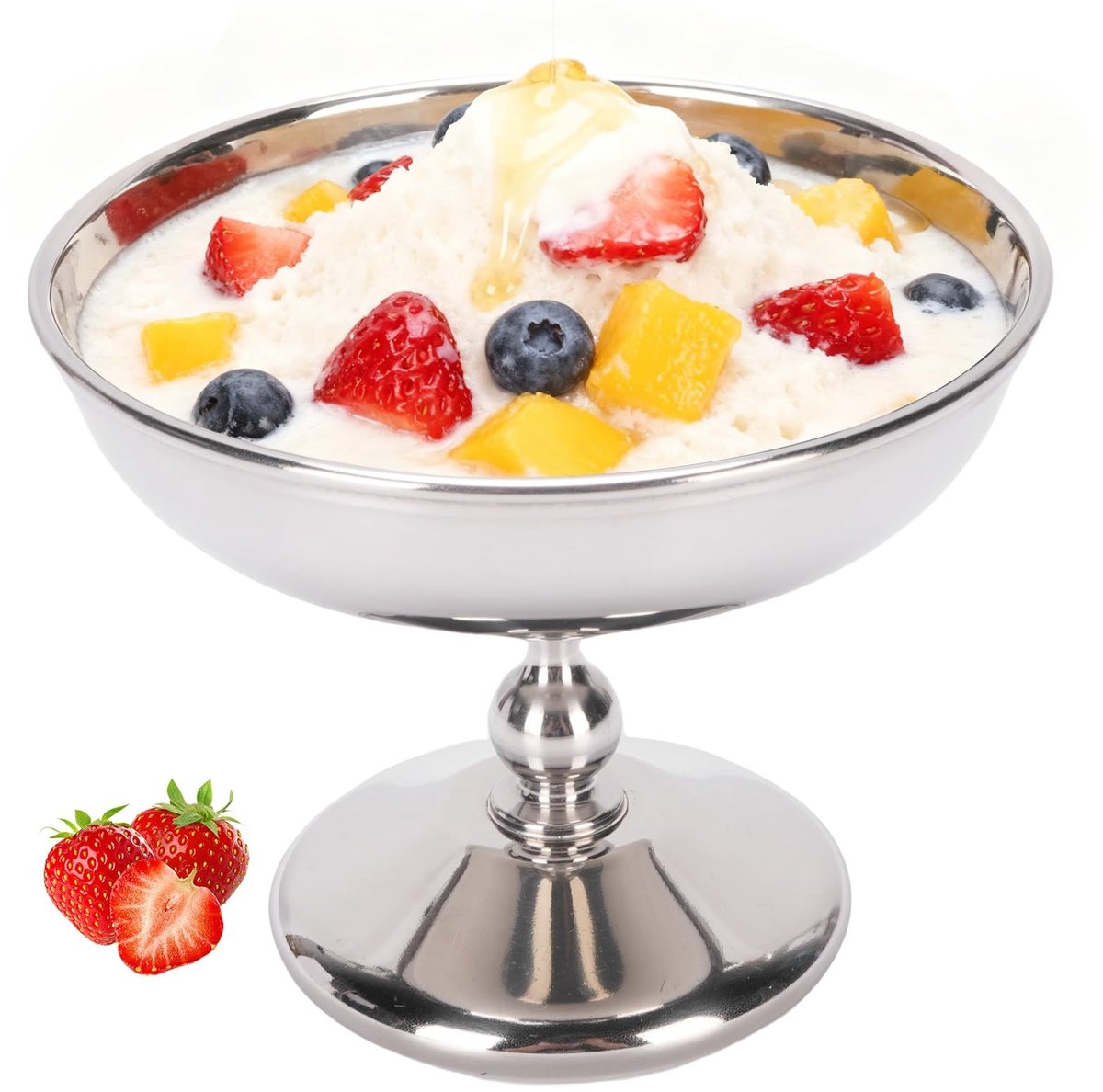 Dailygoods - Roestvrijstalen IJsbeker voor Dessert en Snacks