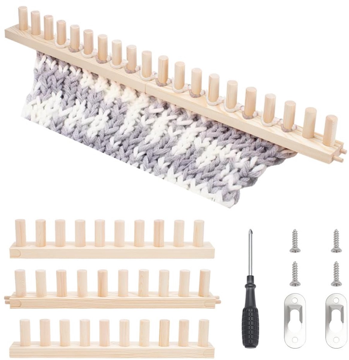 Dailygoods - Houten Weven Frame voor Dekens DIY Creatief Cadeau