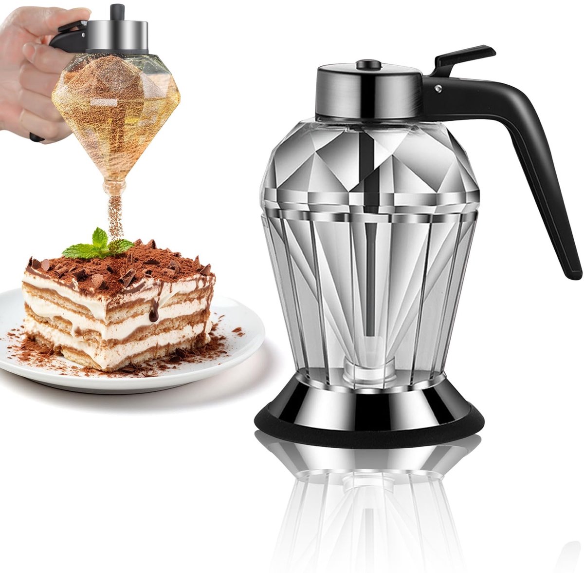 Dailygoods - Druppelvrije Honingdispenser van Hoog Glas 200ml