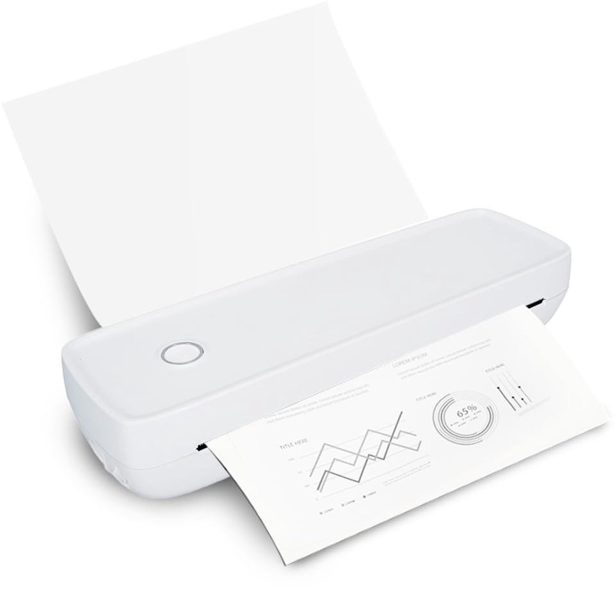 Dailygoods - Draadloze Mobiele Printer A4 met Bluetooth en Thermische Afdruktechnologie