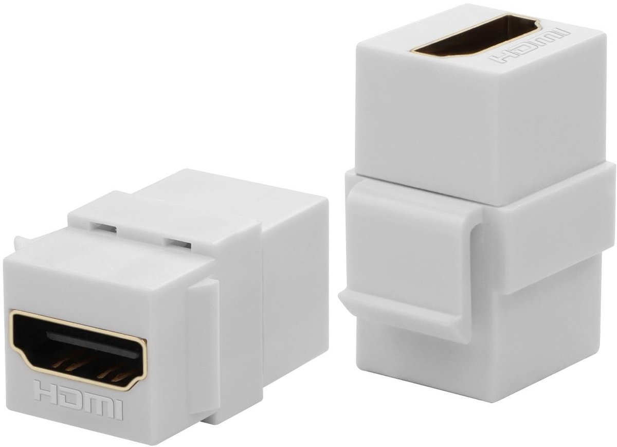 Dailygoods - 4K HDMI Keystone-stopcontact voor Wandmontage