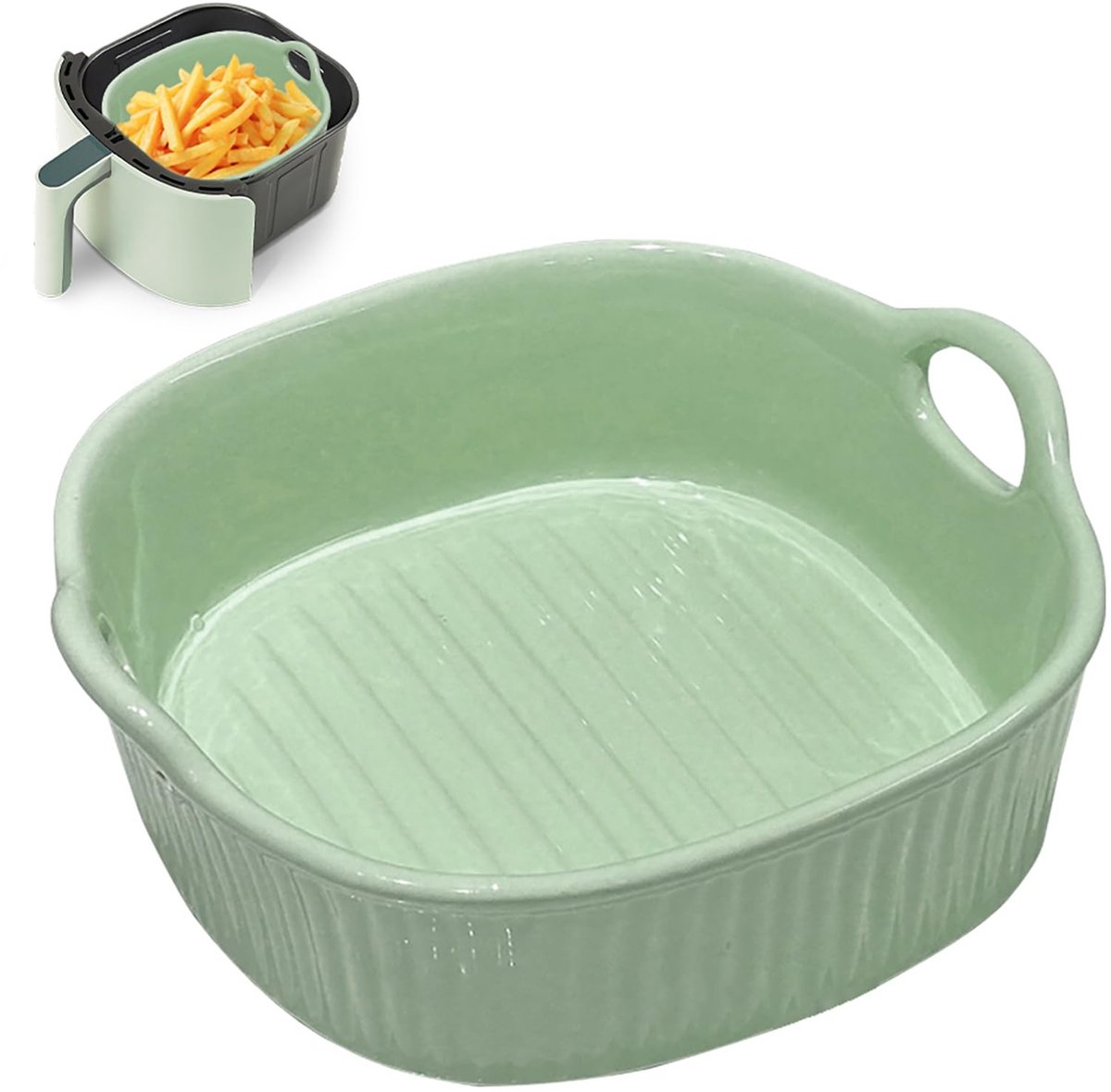 Dailygoods - Keramische Ovenschaal 650 ml voor Multifunctioneel Gebruik